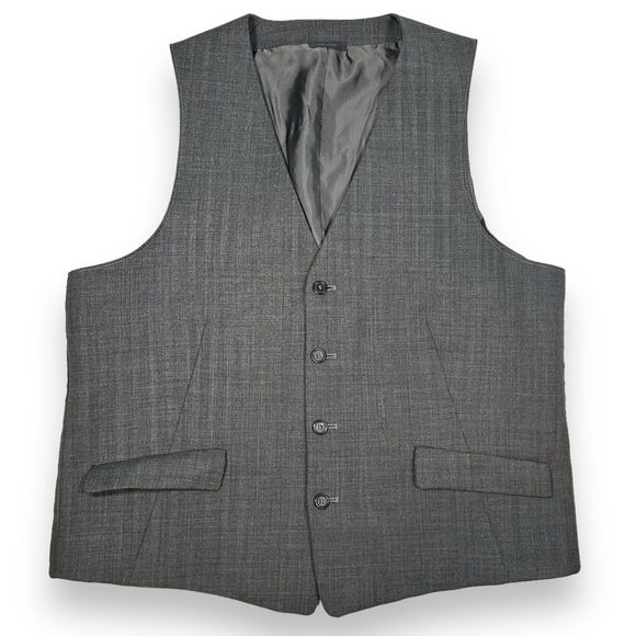 Jil Sander‎ Tailored Vest Men’s 52 (US 42) Gray - Picture 1 of 6